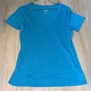 Old Navy Blue Fitted Short Sleeve Tee shirt top
